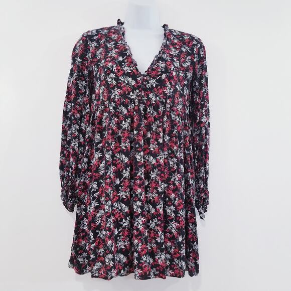 ZARA Floral Multicolored mini dress - Picture 1 of 7